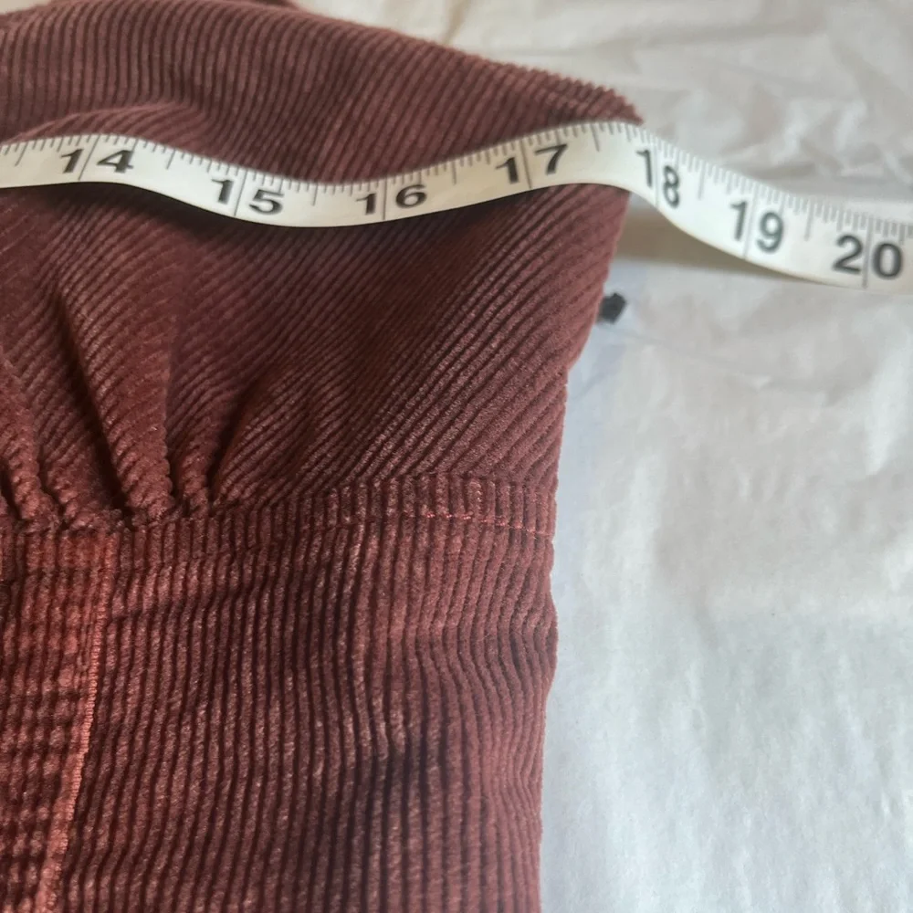 NWT Anthropologie size 10 Corset top in corduroy